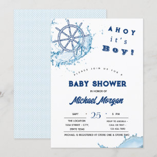 Ahoy Het is een jongen, een keutisch wiel Kaart