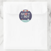 Ahoy Het is een jongen Envelope sticker Nautical (Tas)