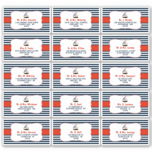 Ahoy, het is een jongen! Etiketten van Baby shower Sticker (Voorkant)