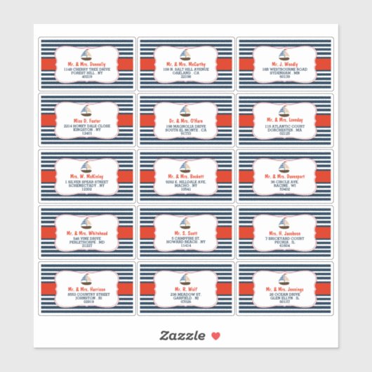 Ahoy, het is een jongen! Etiketten van Baby shower Sticker (Vel)