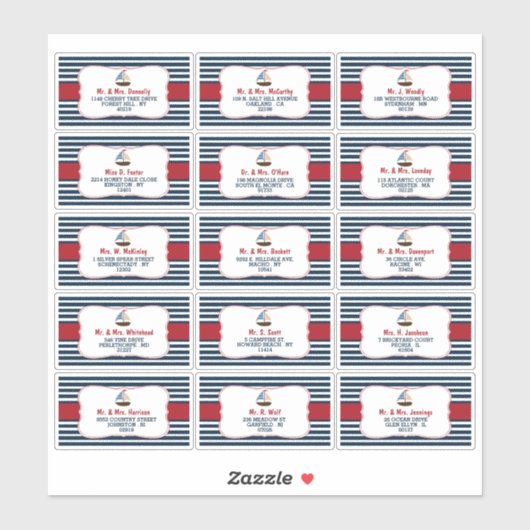 Ahoy, het is een jongen! Etiketten van Baby shower Sticker (Vel)