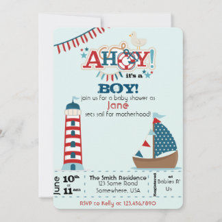 Ahoy Het is een jongen! Kaart