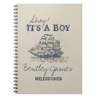Ahoy. Het is een jongen mijlpalen uit de nautisch Notitieboek
