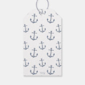 Ahoy Het is een Jongen Nautical Baby shower Favor Cadeaulabel (Achterkant)