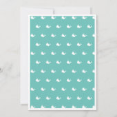 Ahoy, het is een jongen! Nautical Baby shower Invi Kaart (Achterkant)