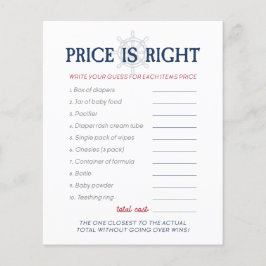 Ahoy Het is een Jongen Nautical Baby shower Price 