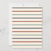 Ahoy het is een jongen Nautical blauwe baby shower Kaart (Achterkant)