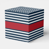 Ahoy, het is een jongen! Nautical Boat Baby shower Bedankdoosjes (Achterkant)