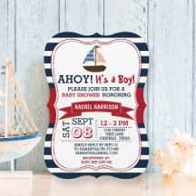Ahoy, het is een jongen! Nautical Boat Baby shower
