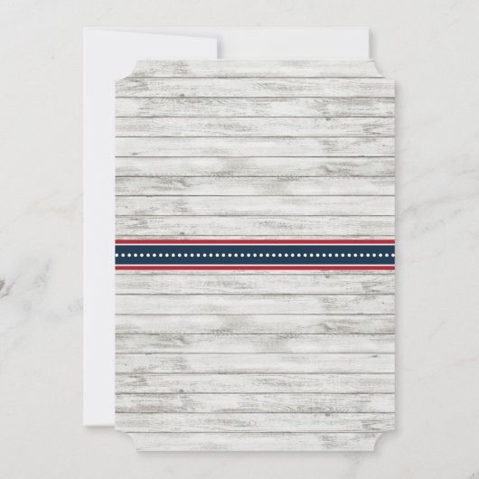 Ahoy, het is een jongen! Nautical Boat Baby shower Kaart (Achterkant)