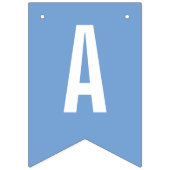 Ahoy Het is een jongen Nautical Waterverf Blue Bab Vlaggetjes (Tweede vlag)