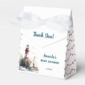 Ahoy Het is een Jongen Nautisch Baby shower Bedankdoosjes (Voorkant Zijde)