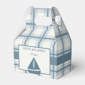 Ahoy Het is een Jongen Nautisch Baby shower Bedankdoosjes (Achterkant)