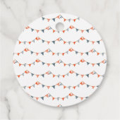 Ahoy Het is een Jongen Nautisch Baby shower Bedankjes Labels (Achterkant)