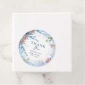 Ahoy, het is een jongen! Nautisch Baby shower Dank Bedankjes Labels (In situ)