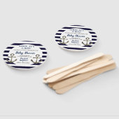 Ahoy Het is een Jongen Nautisch Baby shower Handwaaier (Niet-gemonteerd)