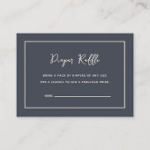 Ahoy Het is een Jongen Nautisch Baby shower Informatiekaartje (Voorkant)