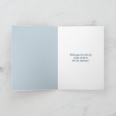 Ahoy Het is een Jongen Nautisch Baby shower Kaart (Binnen)