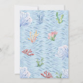 Ahoy, het is een jongen! Nautisch stijlvol Kaart (Achterkant)