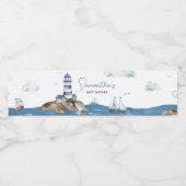 Ahoy Het is een jongen nautisch Waterfles Etiket (Enkel label)