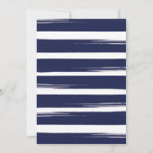 Ahoy het is een jongen Nautische baby shower uitno Kaart (Achterkant)