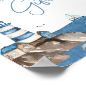 Ahoy Het is een jongen nautische boeken en geschen Poster (Hoek)