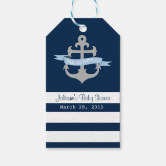 Ahoy het is een jongen nautische gunst Tags marine Cadeaulabel