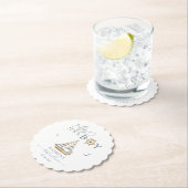 Ahoy Het is een jongen nautische zeilboot Kartonnen Onderzetters (Insitu)