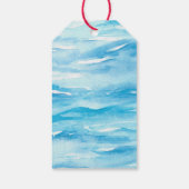 Ahoy, het is een jongen Noah's Ark Christelijk bab Cadeaulabel (Achterkant)