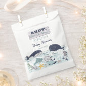 Ahoy Het is een jongen onder het Zee Baby shower Bedankzakje (Geknipt)