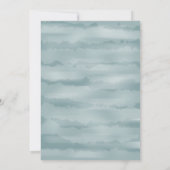 Ahoy Het is een jongen onder het Zee Baby shower Kaart (Achterkant)