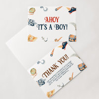 Ahoy het is een jongen piraat Baby shower
