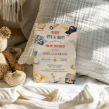 Ahoy het is een jongen piraat Baby shower