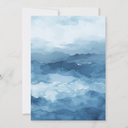 Ahoy Het is een Jongen Schattige Nautisch Baby sho Kaart (Achterkant)