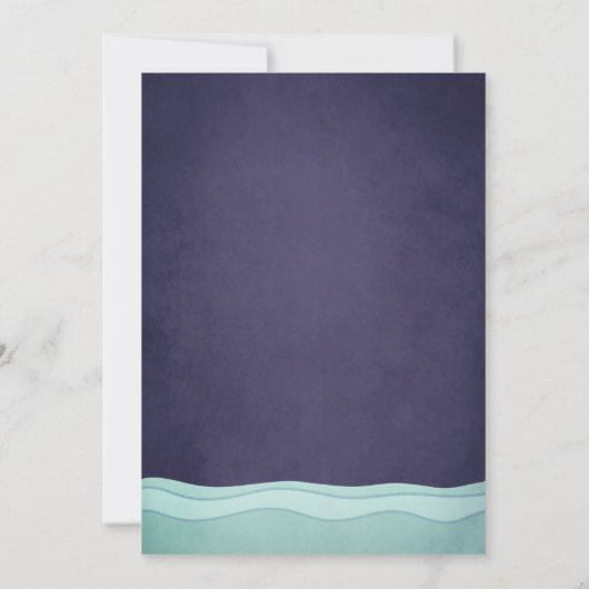 Ahoy Het is een Jongen Shower Uitnodiging Oceanaut (Achterkant)