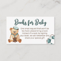 Ahoy het is een jongen teddybeer boeken voor baby
