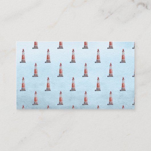 Ahoy Het Is Een Jongen Vuurtoren Luier Raffle Informatiekaartje (Achterkant)