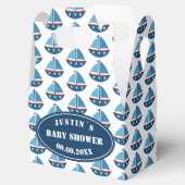 Ahoy Het is een jongetje! nautisch baby shower fee Bedankdoosjes (Geopend)