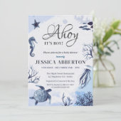 Ahoy, het is een knappe jongen onder het Zeeen Bab Kaart (Staand voorkant)