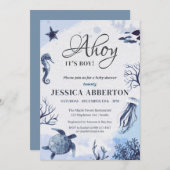 Ahoy, het is een knappe jongen onder het Zeeen Bab Kaart (Voorkant / Achterkant)