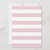 Ahoy! Het is een meisje nautisch Baby shower uitno Kaart (Achterkant)