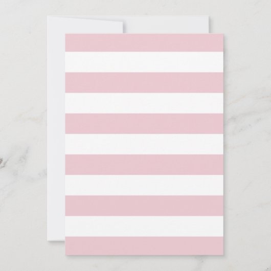 Ahoy! Het is een meisje nautisch Baby shower uitno Kaart (Achterkant)