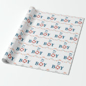 Ahoy Het is een Nautical Boy Cadeaupapier (Uitgerold)