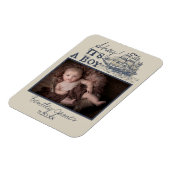 Ahoy. Het is een  nautische baby aankondiging van  Magneet (Linkerzijde)