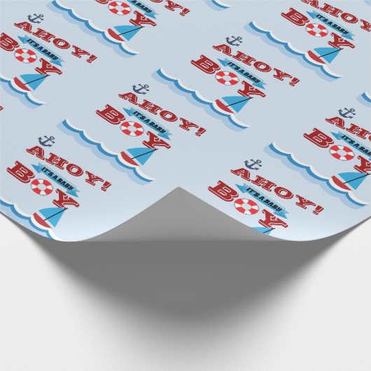 Ahoy Het is een paddestoel Cadeaupapier (Hoek)