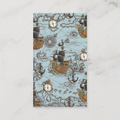 Ahoy Het is een padvinder Baby shower Diaper Raffl Informatiekaartje (Achterkant)