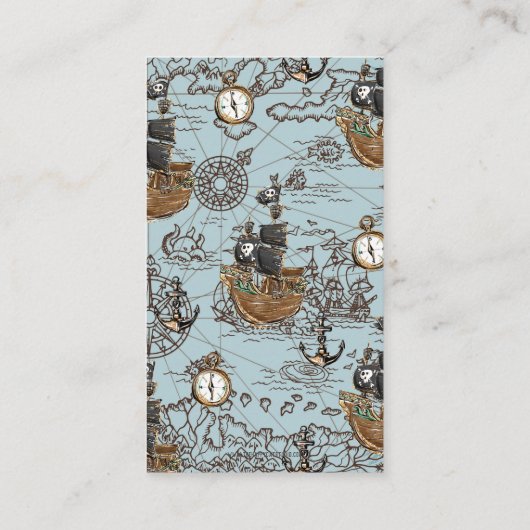 Ahoy Het is een padvinder Baby shower Diaper Raffl Informatiekaartje (Achterkant)