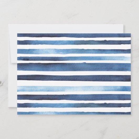 Ahoy Het is een padvinder Nautisch Baby shower Kaart (Achterkant)