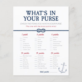 Ahoy Het is een peuter Nautical Baby shower Purse 