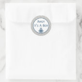 Ahoy Het is een Tjonge Baby shower Sticker (Tas)